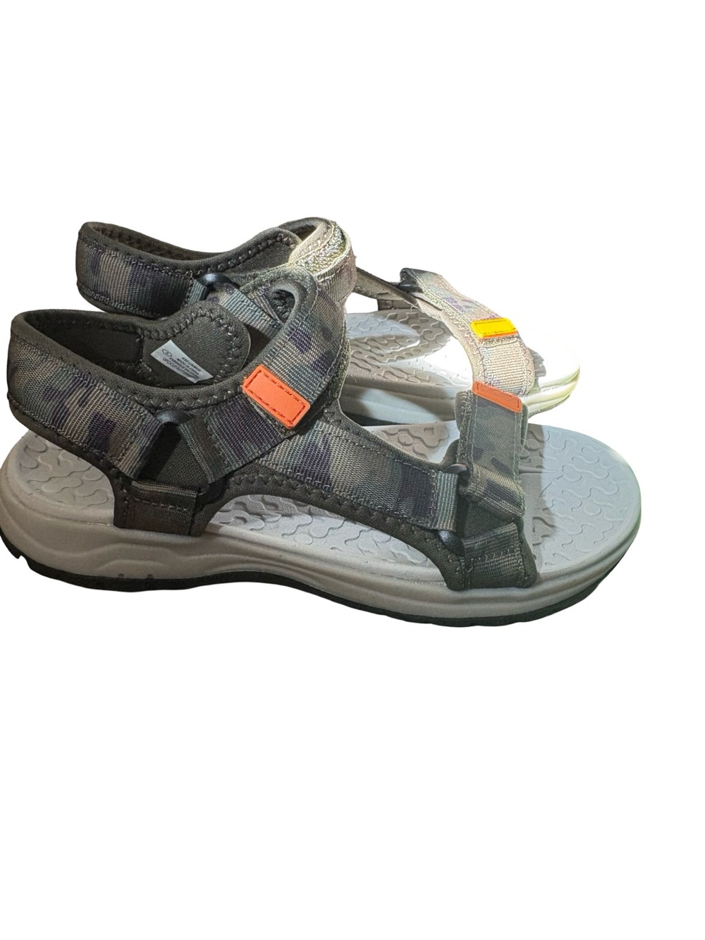 Kids Camo Velcro Sandals - size 3